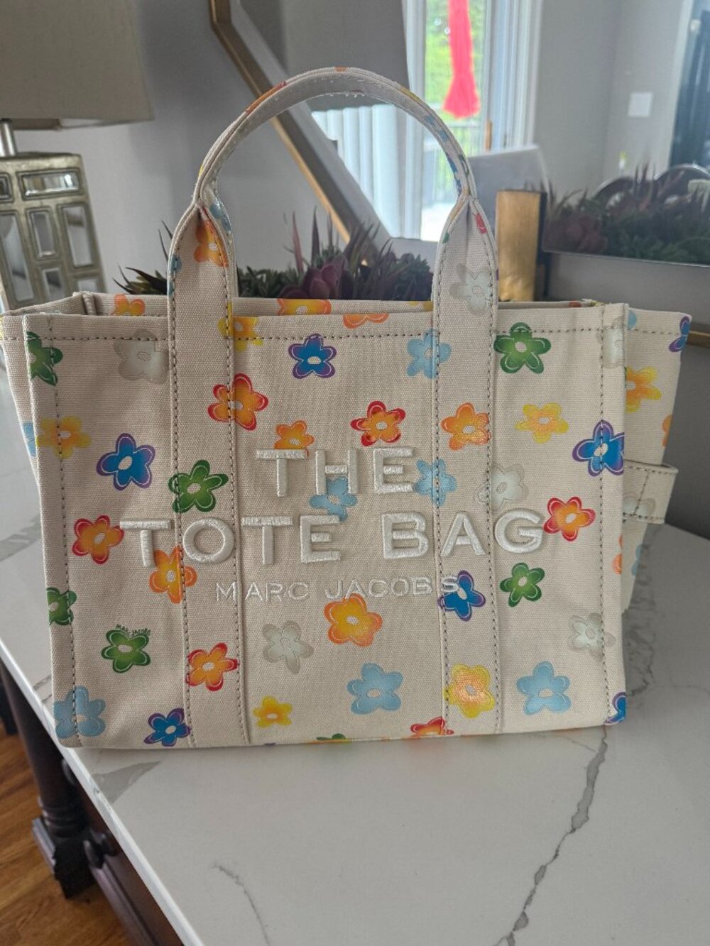 Marc Jacobs Multicolor Floral Tote Bag